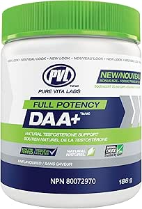 PVL DAA Home  Full Potency DAA+ Natural Testosterone Support 186GM